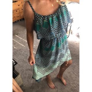 Flounce High-Low Dress